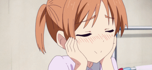 动漫女孩害羞呆萌gif动图_动态图_表情包下载_soogif