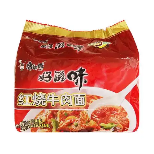 康师傅好滋味红烧牛肉面五入