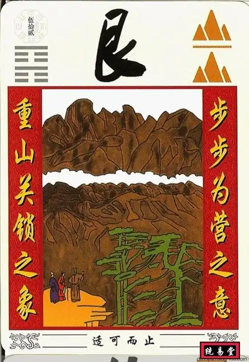 六十四卦彩色寓意画图