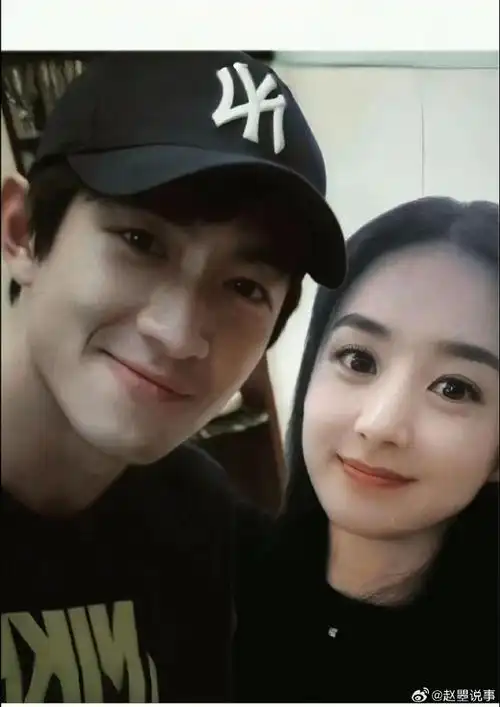 赵丽颖和林更新他俩一起太养眼了,好相配!