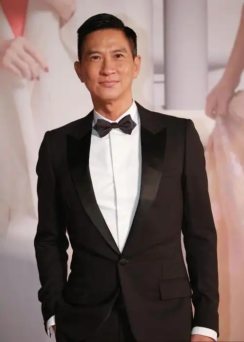 张家辉西装帅气红毯照图片