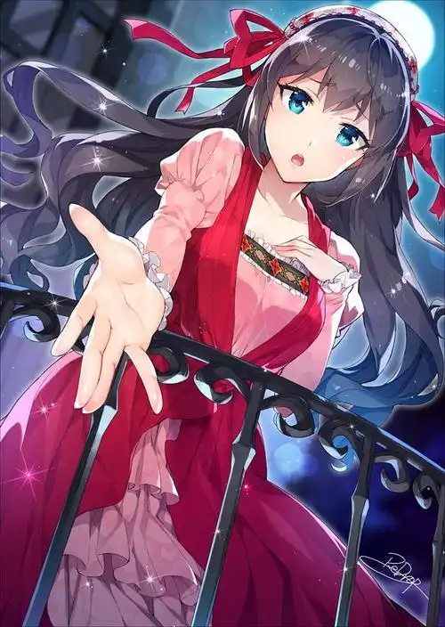 日本二次元插画师redrop手绘的动漫人物插画壁纸,了解一下