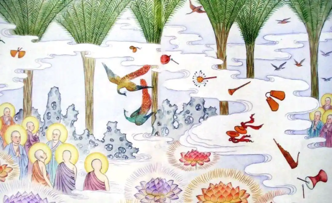 极乐世界的鸟是带业往生的人投胎的吗?