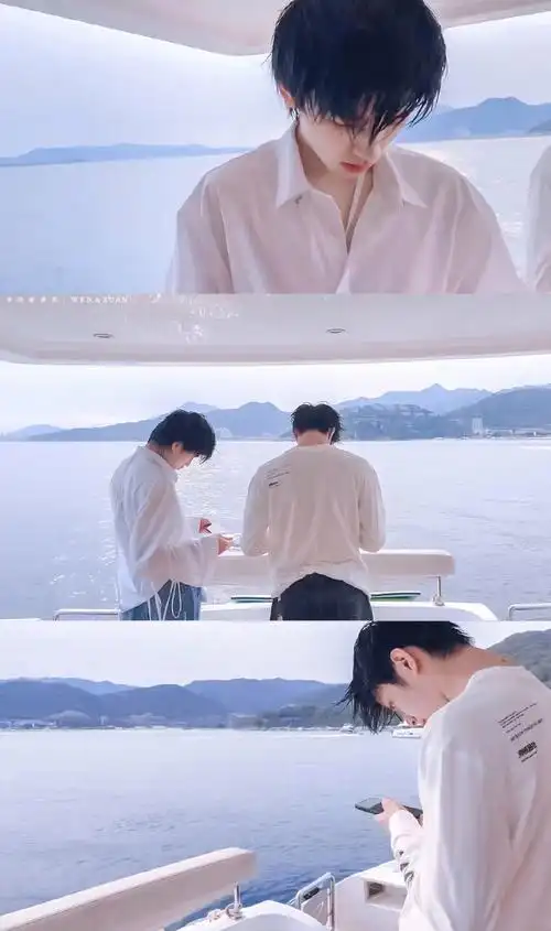 可以share一些刘耀文和宋亚轩氛围感十足的图吗