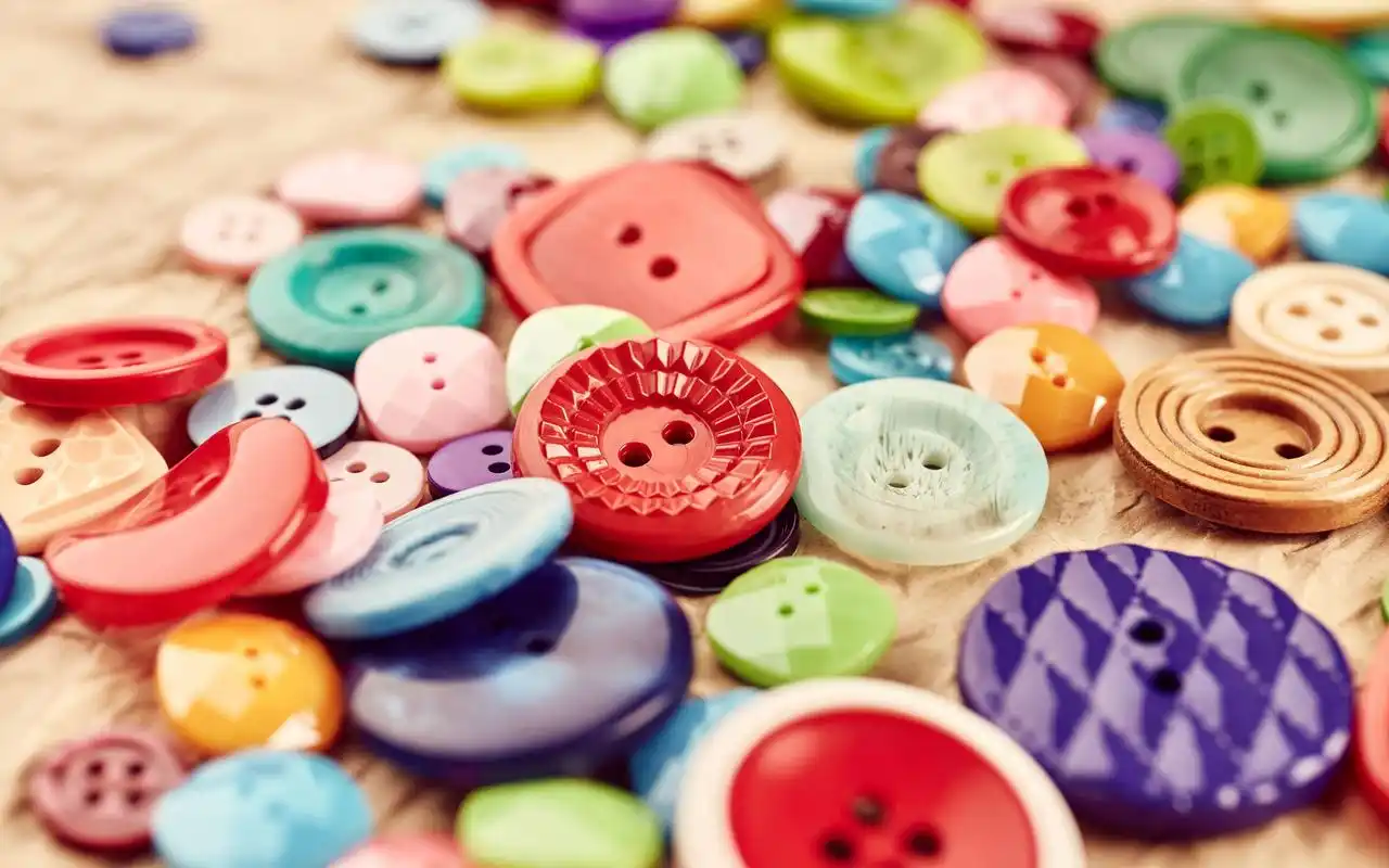 精选彩色纽扣扣子图片高清电脑壁纸