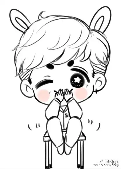 兴饭绘图片均来自张艺兴的贝壳们