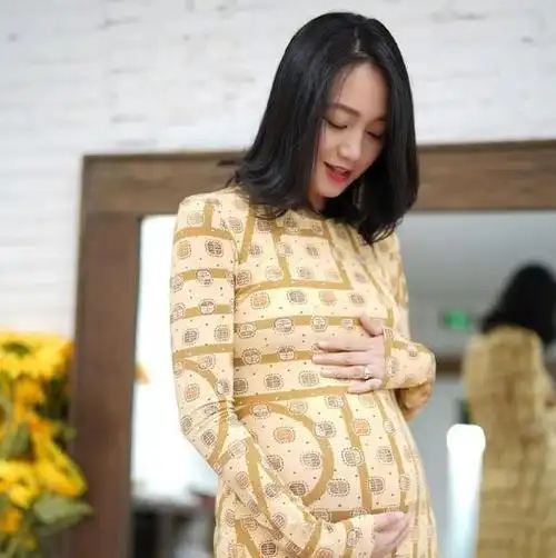 朱丹2胎孕妇照曝光网友称身材真好简直就是只长胎不长肉