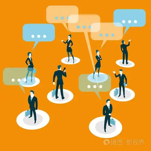 世界各地的人们彼此沟通