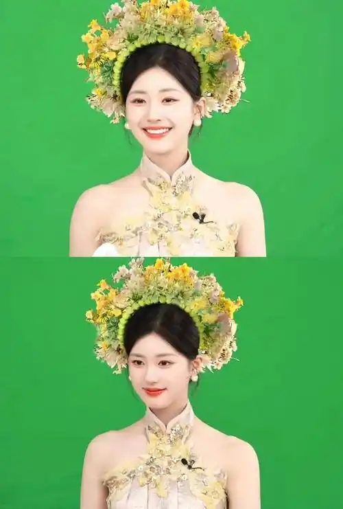 赵露思穿"漏肩旗袍",清纯又优雅,美出新高度!_时尚_造型_成为了