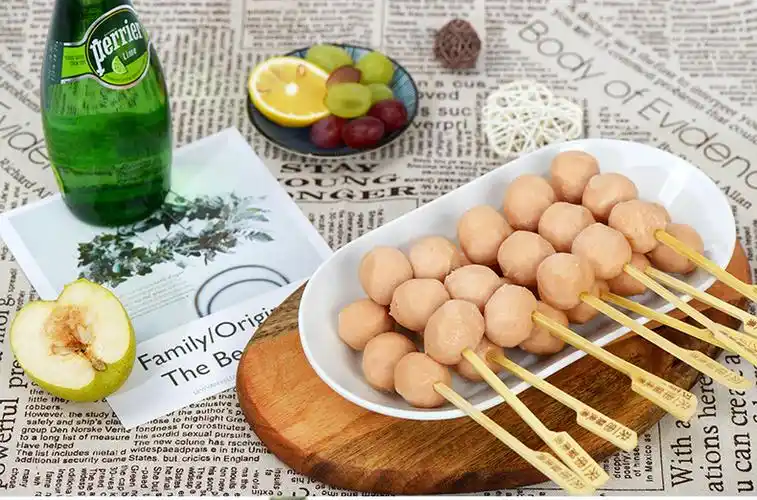 仁齐来一串虾丸10串330克/袋 速冻 火锅食材 关东煮丸串串 麻辣烫