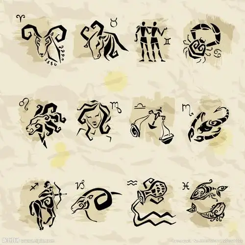 12星座 十二星座矢量图__网页小图标_标志图标_矢量图库_昵图网nipic.