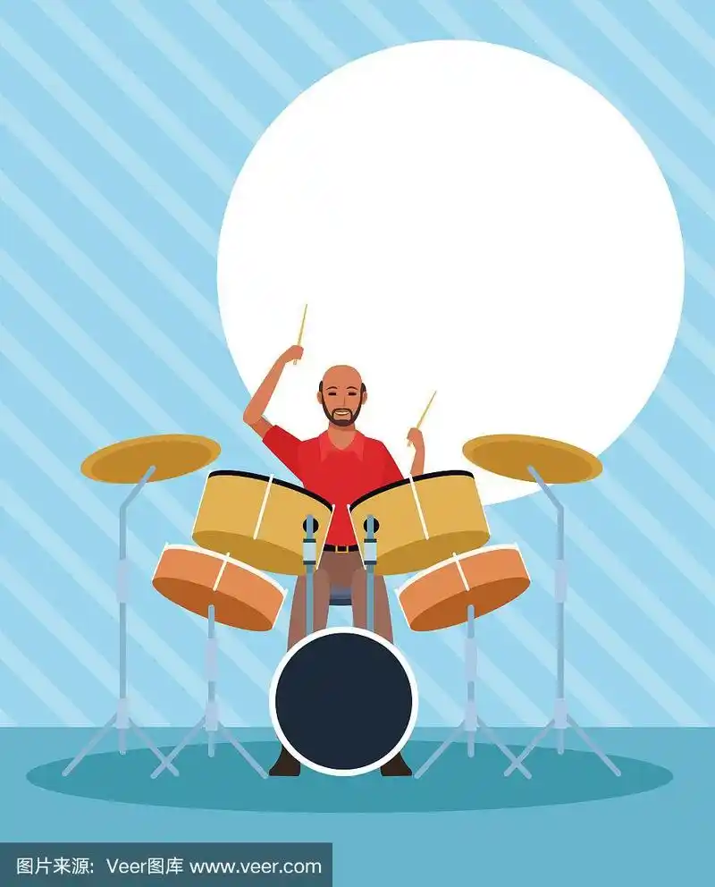 musician artist cartoon