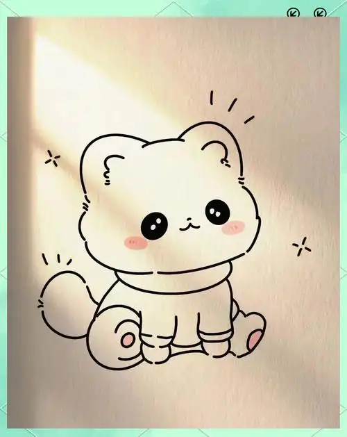 萌宠简笔绘画:一种融合可爱与简洁的艺术形式