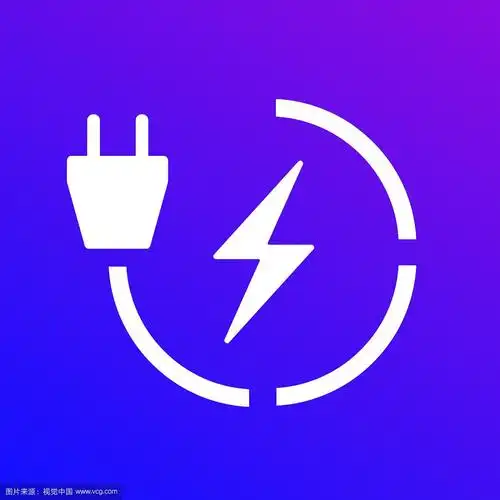 电动汽车充电站图标充电符号