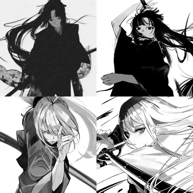 动漫女头 #黑白漫画 #拽姐  姐的帅气 你无法达到 - 抖音