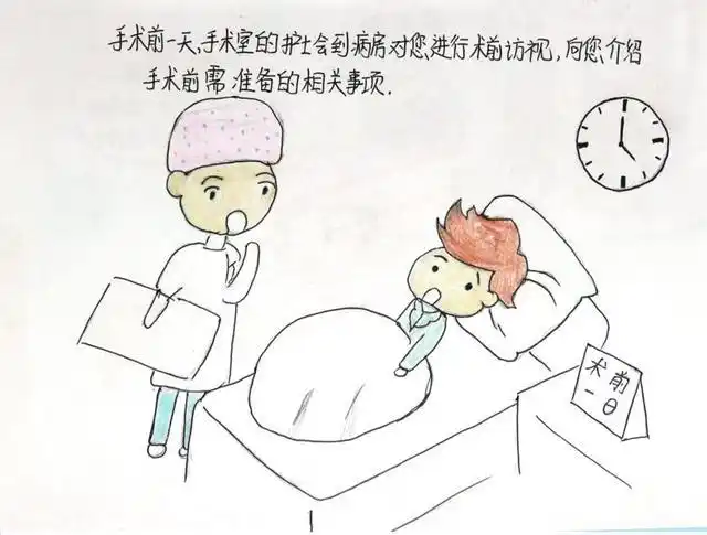 贴心!护士姐姐手绘漫画50张,缓解患者手术前紧张情绪