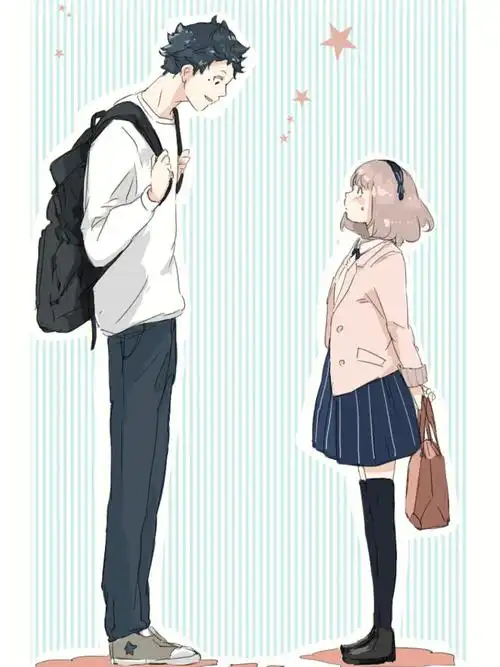 漫画名 犬系男子恋爱中#身高差  #150