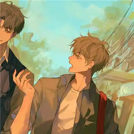 二人兄弟专属头像 高清一人一半的头像一左一右兄弟配对图片_基友男生