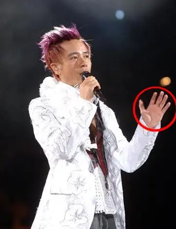 歌手演唱时的特别手势