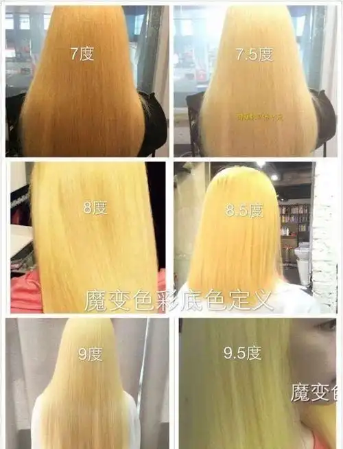 2,漂 色:将头发中天然色素漂白褪色的过程 3,洗色::将头发中人工