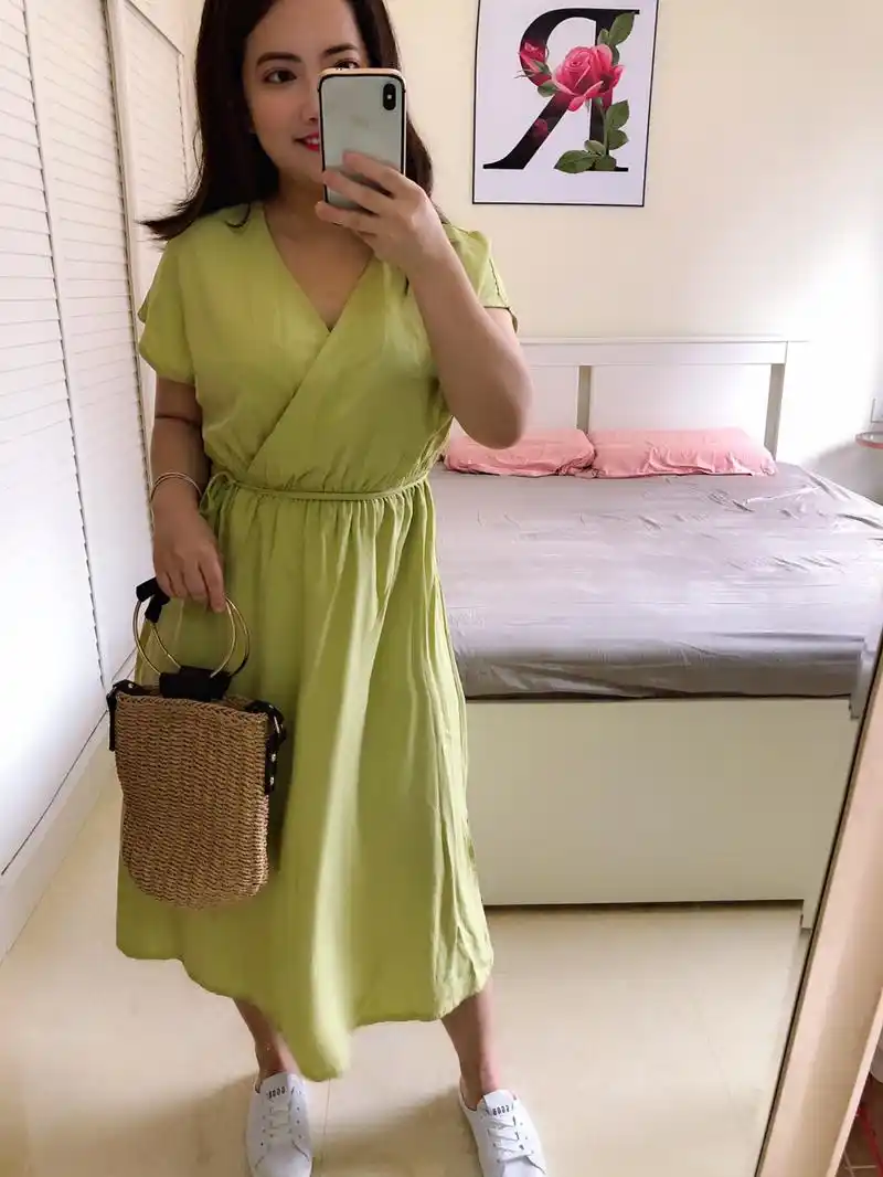 小胖150cm/110斤今日穿搭分享清新甜美风