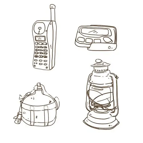 复古老物件速写|插画|商业插画|杏鲤丫 - 原创作品 - 站酷 (zcool)