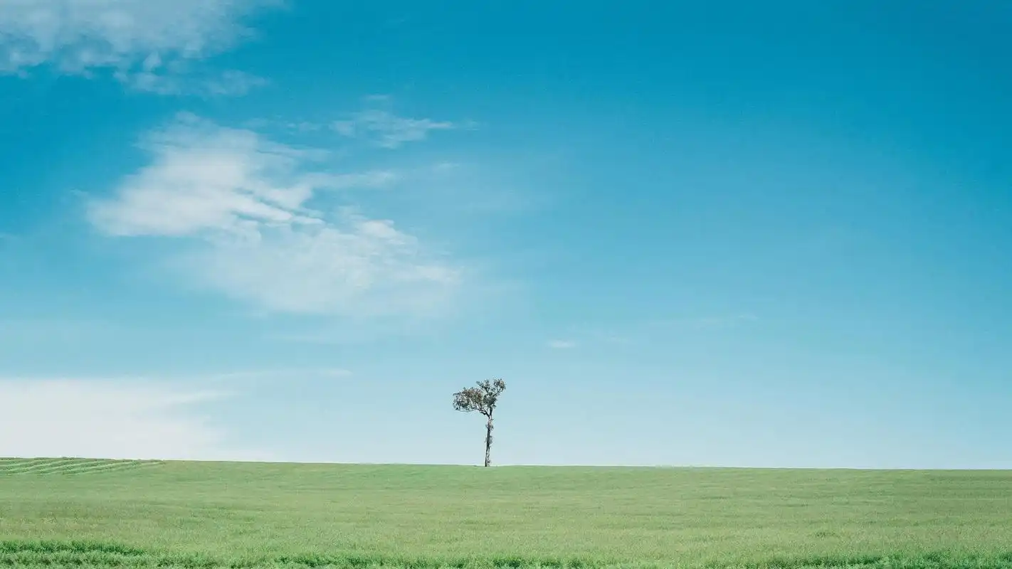 蓝色小清新风景桌面壁纸高清大图预览1920x1080_风景壁纸下载_美桌网