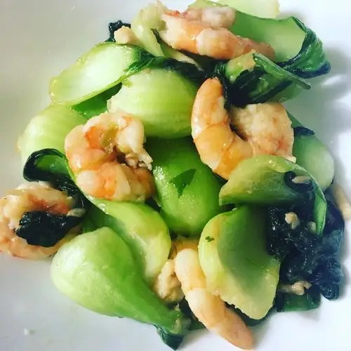 amberstars做的虾仁油菜