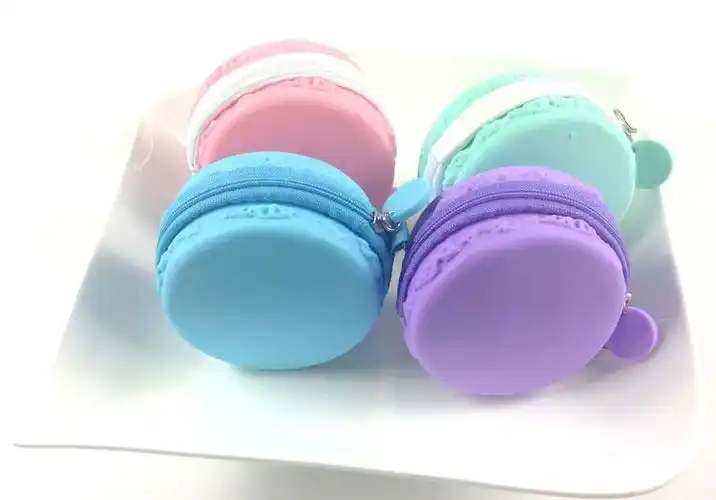 韩版爆款时尚防水 创意 硅胶收纳钥匙女马卡龙零钱手包精美小礼品