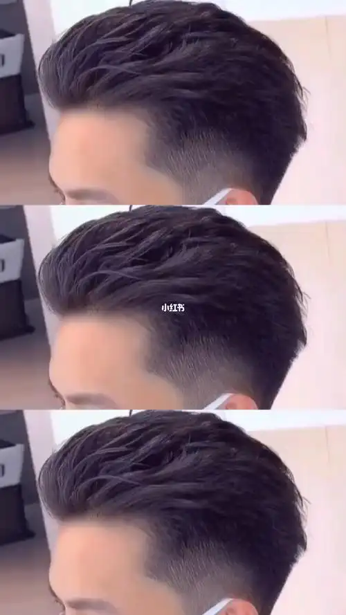 男士商务纹理背头:适合脸型,国字脸,圆脸,菱形脸不适合:鹅蛋脸,发际线