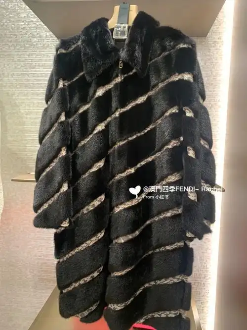 fendi皮草外套