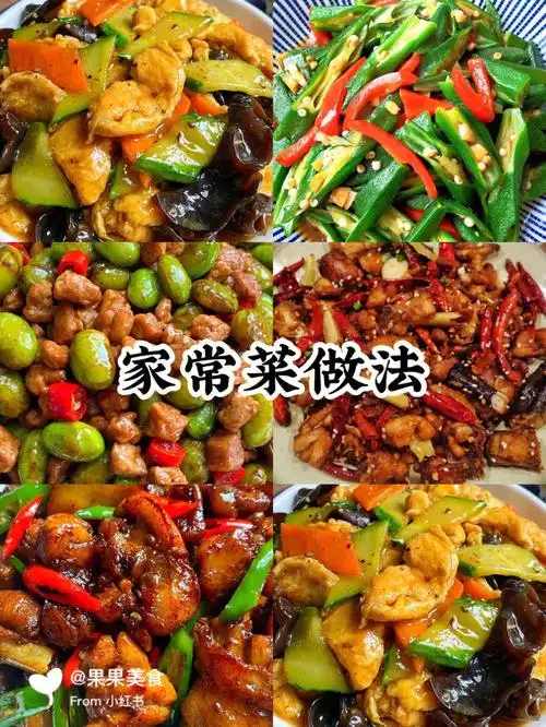 多种家常菜做法