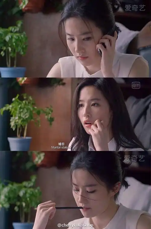 我觉得刘亦菲最近最美的电影就是第三种爱情了