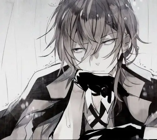 黑白·孤冷系·动漫男生头像:"无法笑着原谅,仍能平静退场"