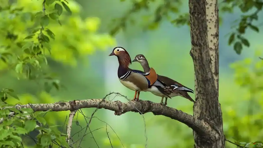 "树上的鸟儿成双对"(贺获鸟类精华)