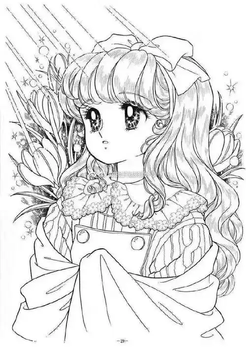 #动漫手绘##儿童画素材##线描#