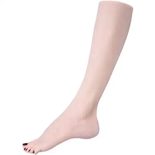 袜天弓37码美腿模特硅胶仿真足模女假脚模型可活动展示道具拍摄鞋