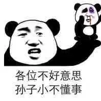 各位不好意思,孙子小不懂事