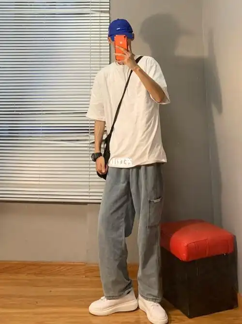 潮流简约时尚出门回头率超高看看这是你理想男友的穿搭吗@薯队长@穿