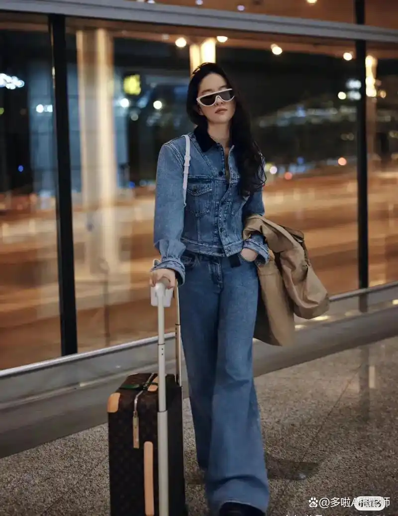 刘亦菲最新时尚街拍,姐姐最飒