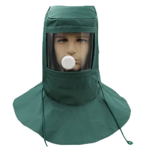 防尘面罩具工业粉尘打磨喷油漆喷砂灰尘专用全面罩防护披肩帽 单独