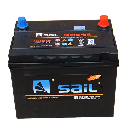 元诚车猎豹cf6421专用启动蓄电池电瓶风帆80d26rxmf12v68ah皇冠锐志