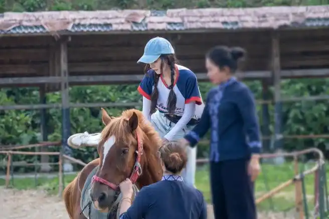 杨幂花儿与少年#喜欢骑马的这几张～@杨幂