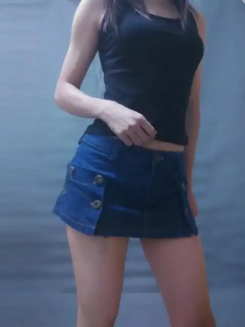 超短牛仔裙女迷你性感紧身显瘦防走光无安全裤夜店