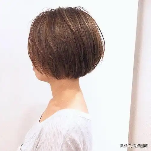 简单的波波头发型不用打理也有型