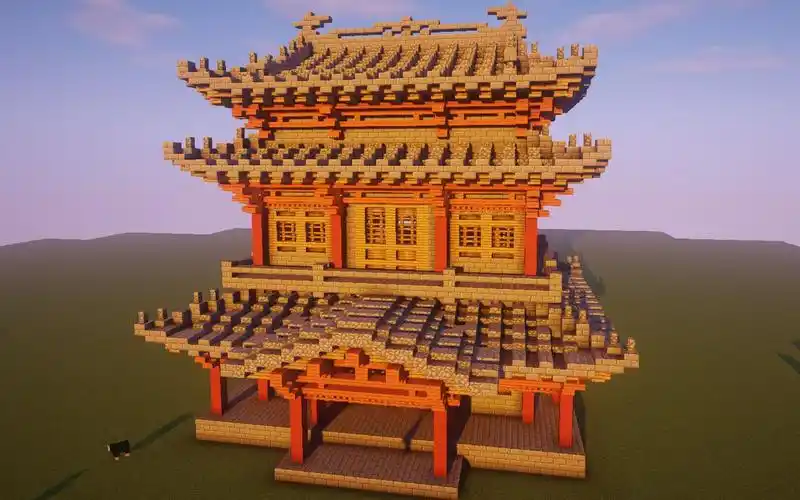 【建筑观赏】人肉打印一个中式重檐小楼