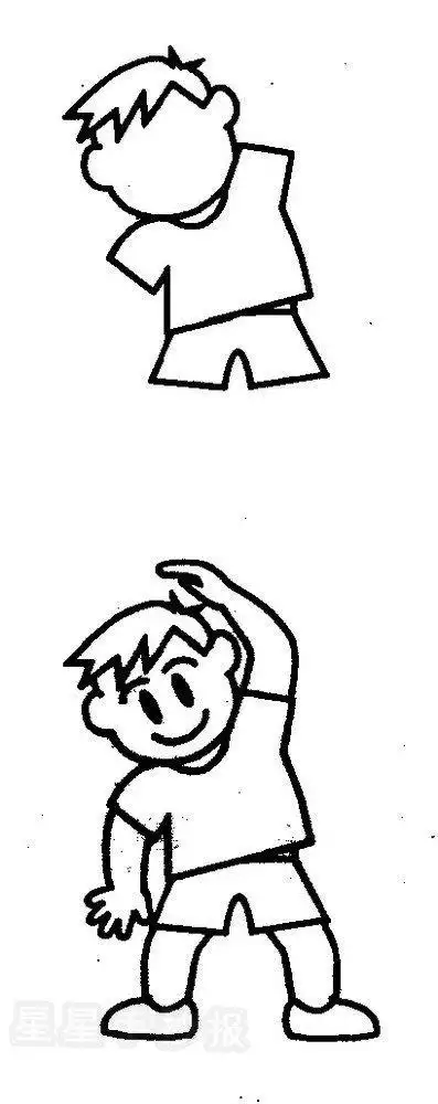 锻炼身体简笔画