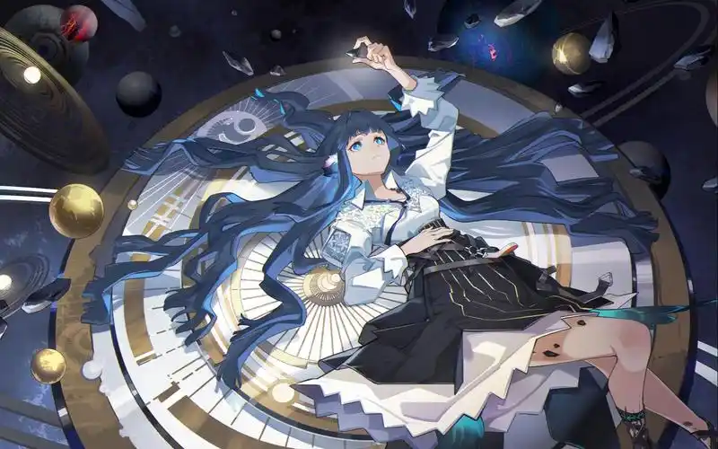 【绘画过程】 漆黑中的占星师 星极