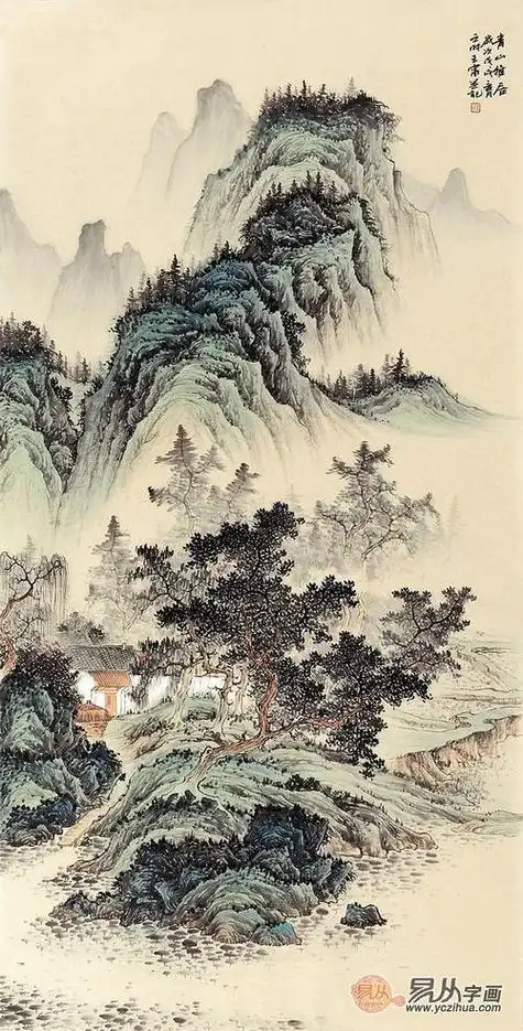 国画山水画简单国画山水画简单初学者