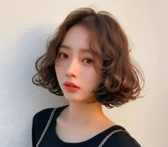 女士发型别乱整,最美还是全头烫,蓬松瘦脸显发量_头发_脸型_女性